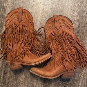 Fringe Cowboy Boots